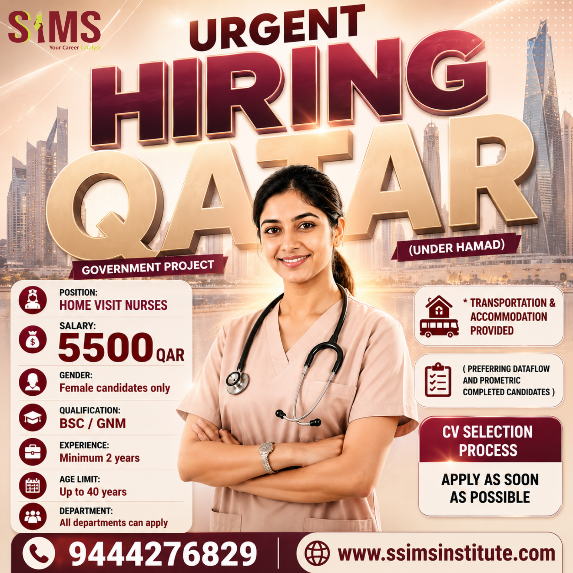 Home Visit Nurse — job poster